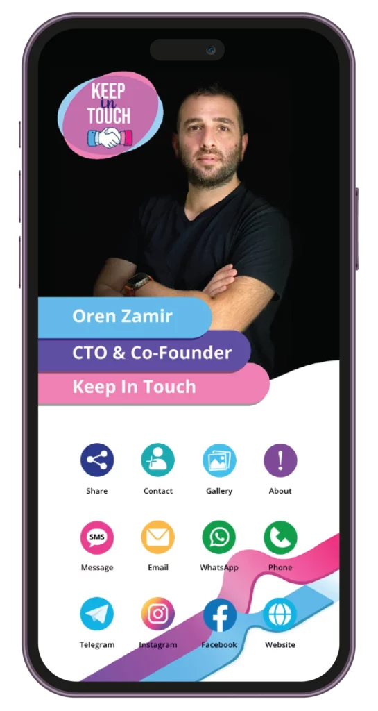 Oren zamir   Digital business card